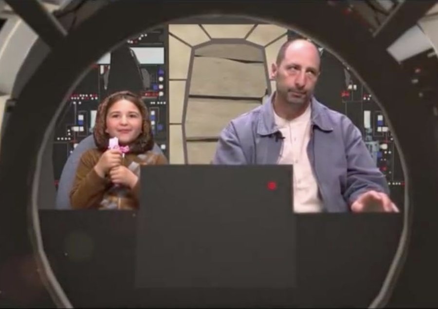 Jim and Lainie Perri on the Lunch Bytes set